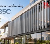 Giá lam chắn nắng 85C: Chi phí thanh lam, móc và khung