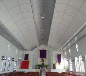 Lắp đặt trần nhôm nhà thờ tại Thanh Hóa