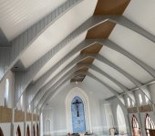 Nhận thiết kế và thi công trần nhôm nhà thờ tại Giáo xứ Nghĩa Hiệp, Đồng Nai