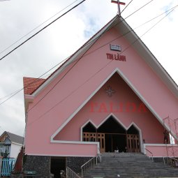 Công ty TALIDA trúng thầu  trần nhôm nhà thờ Tin Lành
