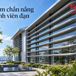Lam chắn nắng hình viên đạn: Khi nào nên chọn cho mặt dựng lớn?