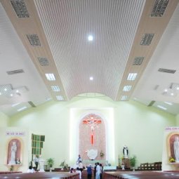 Đơn vị chuyên thiết kế trần nhôm nhà thờ tại Thái Nguyên