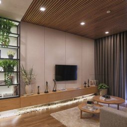 Thiết kế trần nhôm chung cư hiện đại-độc đáo