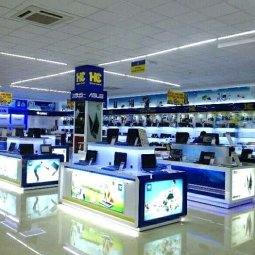 Thi công trần nhôm cho cửa hàng thiết bị điện tử chuyên nghiệp