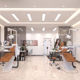 Trần nhôm cho nha khoa Thiết Kế Theo Xu Hướng Hiện Đại