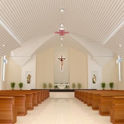 Trần Nhôm Khác Biệt Dành Riêng Cho Kiến Trúc Nhà Thờ