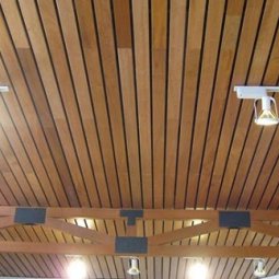 TRẦN NHÔM VÂN GỖ - PHONG CÁCH TRANG NHÃ NỔI BẬT CHO KHÔNG GIAN