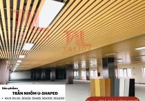 Trần nhôm U-shape 