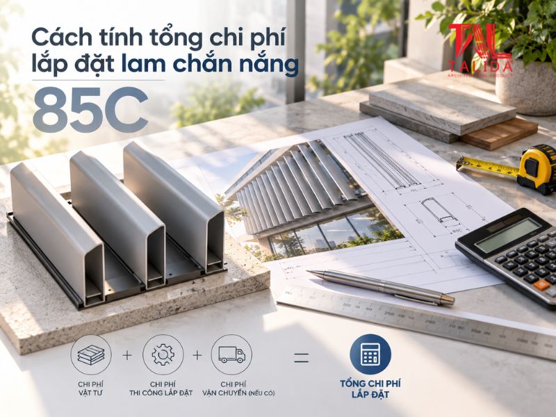 giá lam chắn nắng 85C