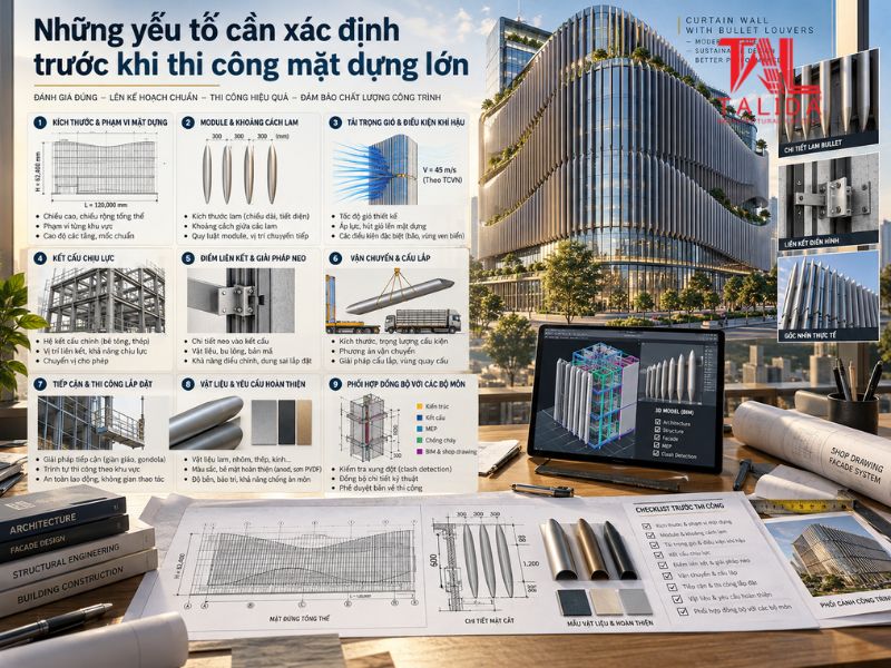 lam chắn nắng hình viên đạn